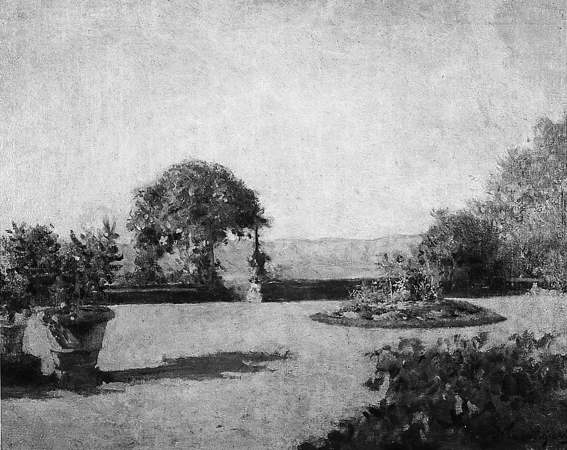 Giardino Gordigiani a Ronta - Palazzo Pitti. Firenze